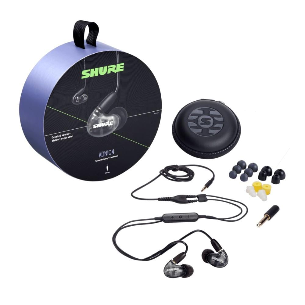 Shure SE42HY+UNI-A Sound Isolating Earphones - Black