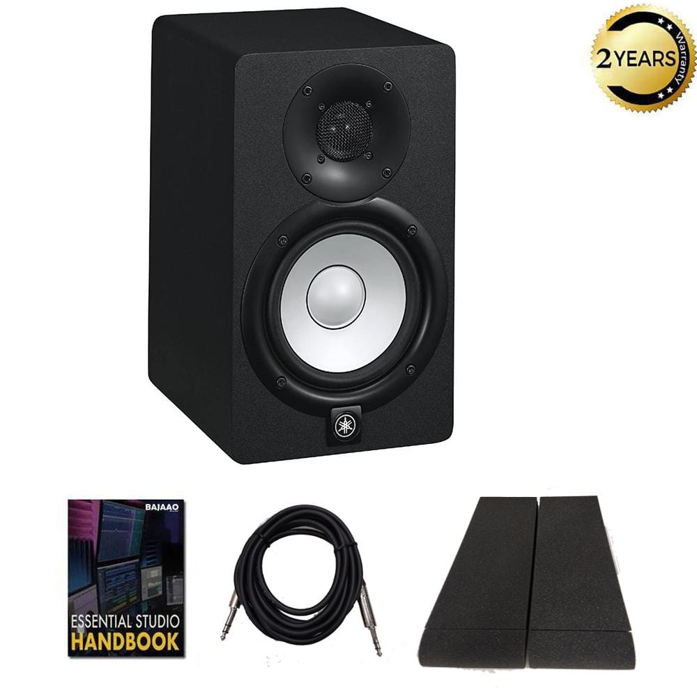 Yamaha HS5 Studio Monitor Speaker with Isolation Pad, Cable and Ebook - Single Unit